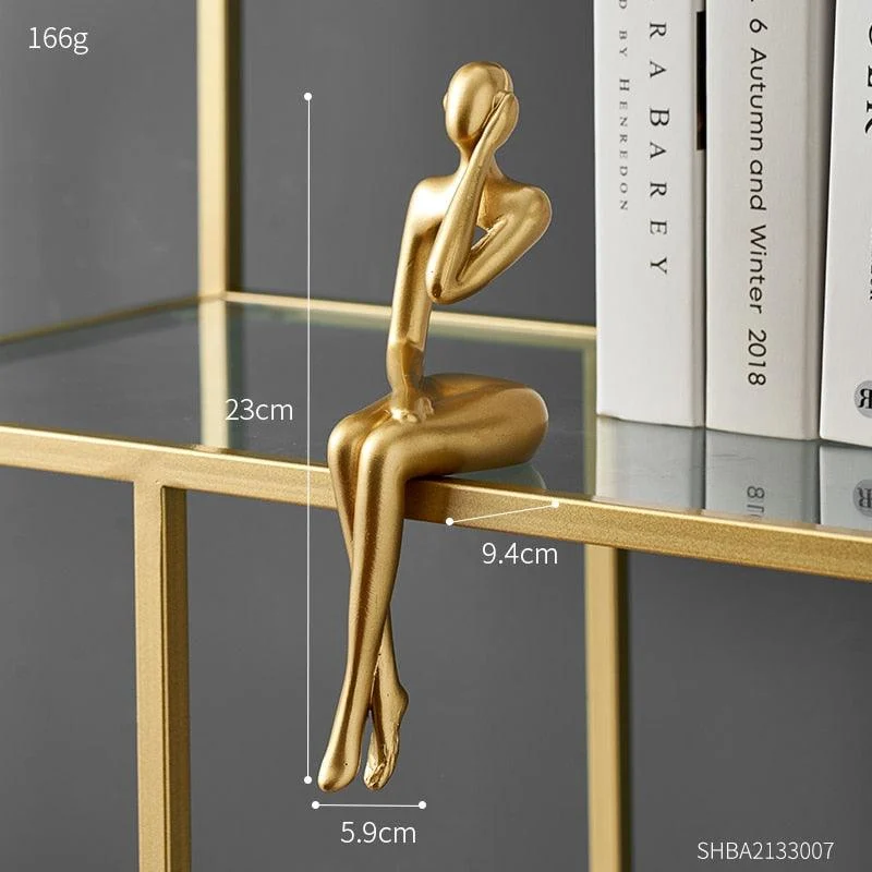 Mordern Figurines Abstract Home Decor Sculpture -