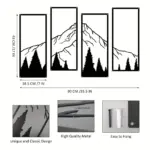 MountainFrameUniqueWallArt Homeko1