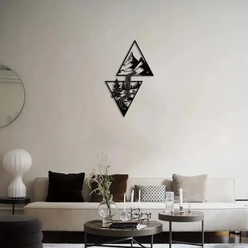 MountainSceneryMetalWallDecor Homeko2