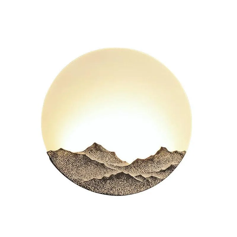 Mountain Moon Wall Light -