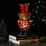 Mr. Cocoa Nutcracker Bear Statue