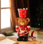 Mr. Cocoa Nutcracker Bear Statue