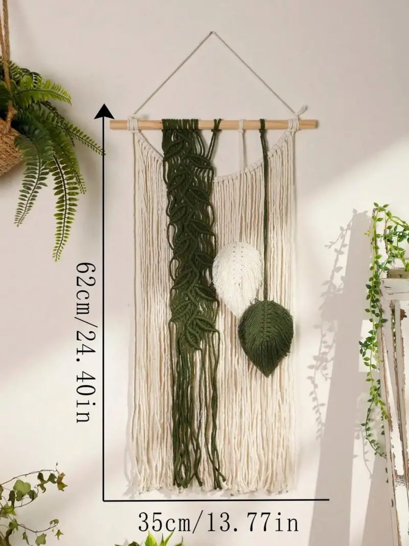 MulticolorLeavesHandWovenWallHanging-Homeko1 MulticolorLeavesHandWovenWallHanging Homeko1