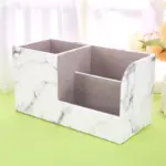 Multifunction Marble Leather Desk Stationery Organizer Pen Pencil Holder Storage L29K 961322bc 5e0c 401d 8497 b9327838c8af