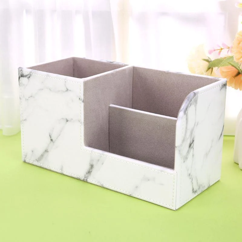 Multifunction Marble Leather Desk Stationery Organizer Pen Pencil Holder Storage L29k 961322bc 5e0c 401d 8497 B9327838c8af