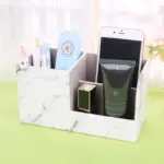 Multifunction Marble Leather Desk Stationery Organizer Pen Pencil Holder Storage L29K c9961bc2 ba50 4d30 a098 fca89bf41bf1