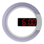Multifunctional Led Lamp Wall Clock for Bedroom