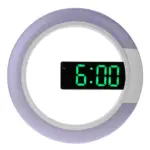 Multifunctional Led Lamp Wall Clock for Bedroom