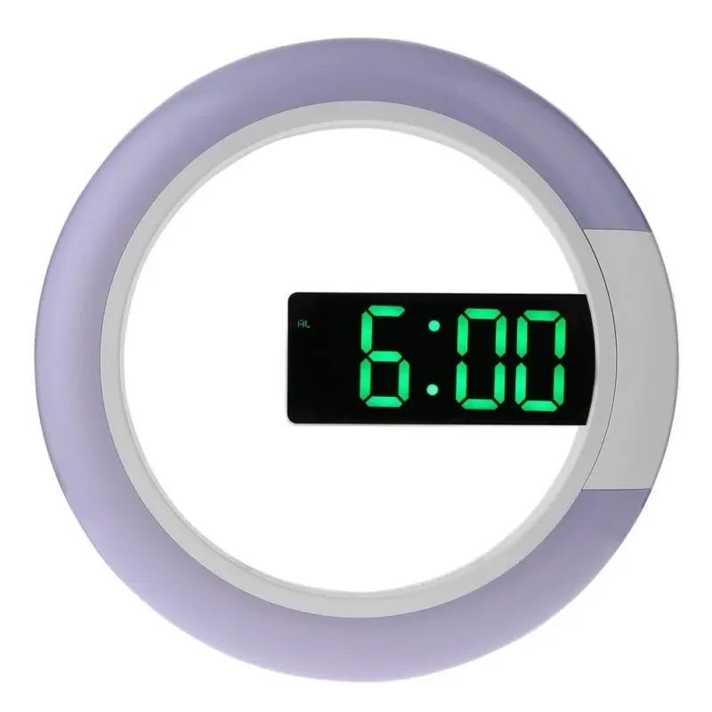 Multifunctional Led Lamp Wall Clock for Bedroom