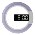 Multifunctional Led Lamp Wall Clock for Bedroom
