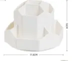 Multifunctional Rotatable Student Desk Organizers