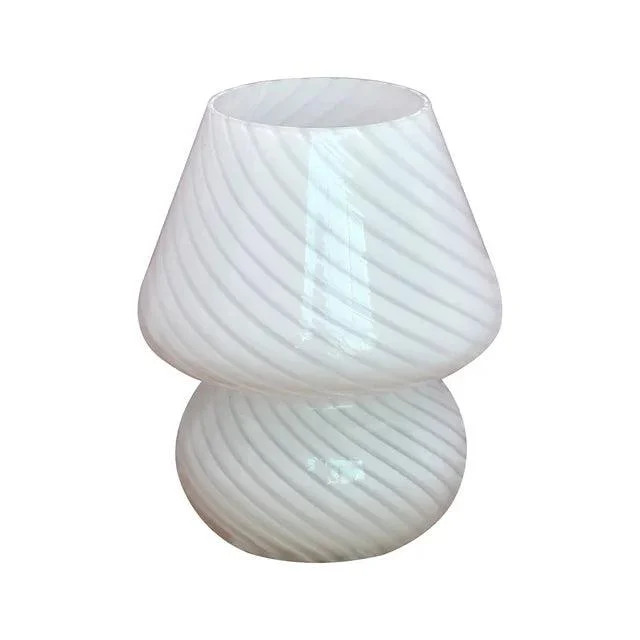 Murano Glass Desk Lamp Glass Table Bedside Lamps Vintage Striped Small Mushroom Decor Ambient Light Bedroom.jpg 640x640 06f86c44 E6c9 4b50 Afd3 6bb0d06f5b67