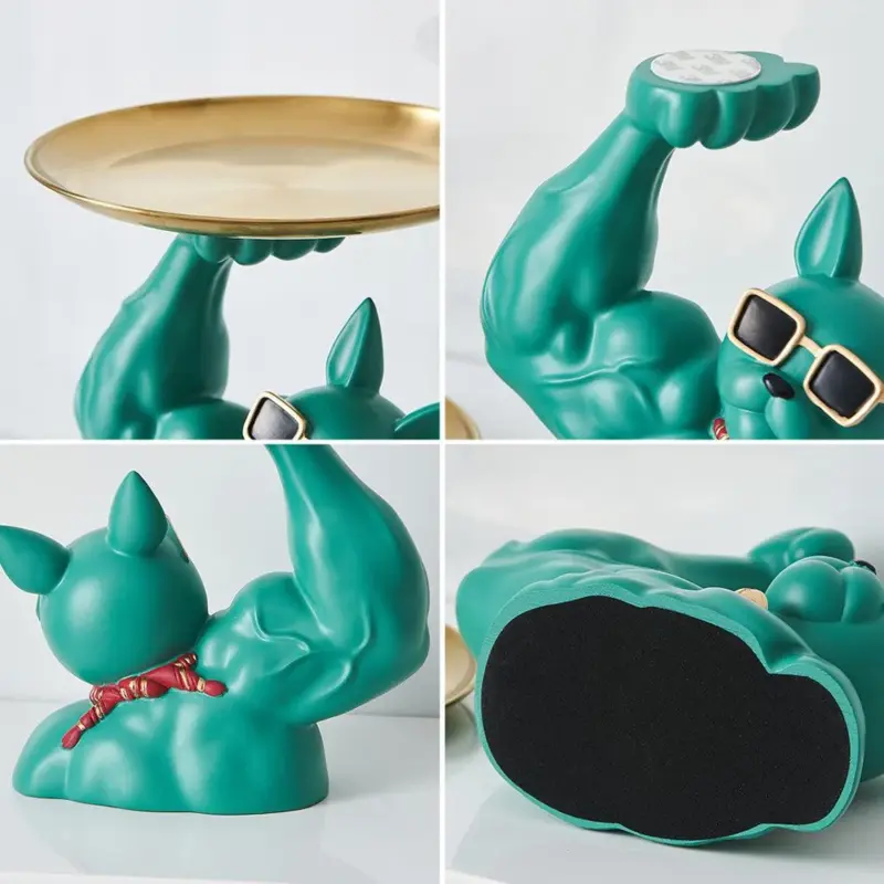 MuscularFrenchBulldogCandyTray Homeko11