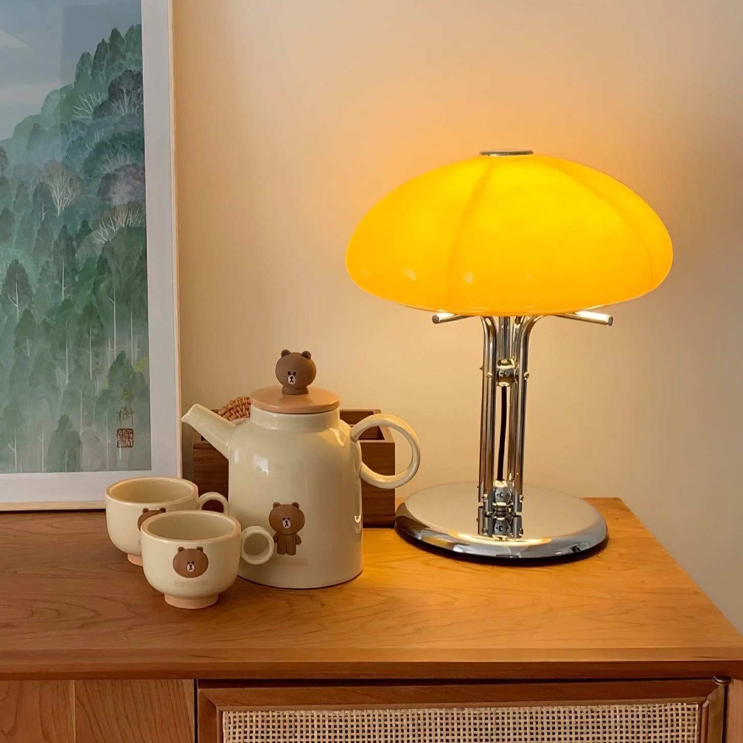 Mushroom Bauhaus Table Lamp 10