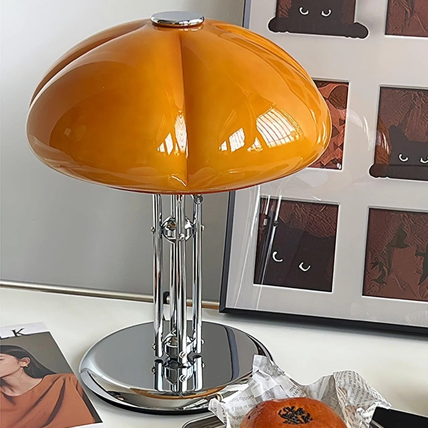 Mushroom Bauhaus Table Lamp 17