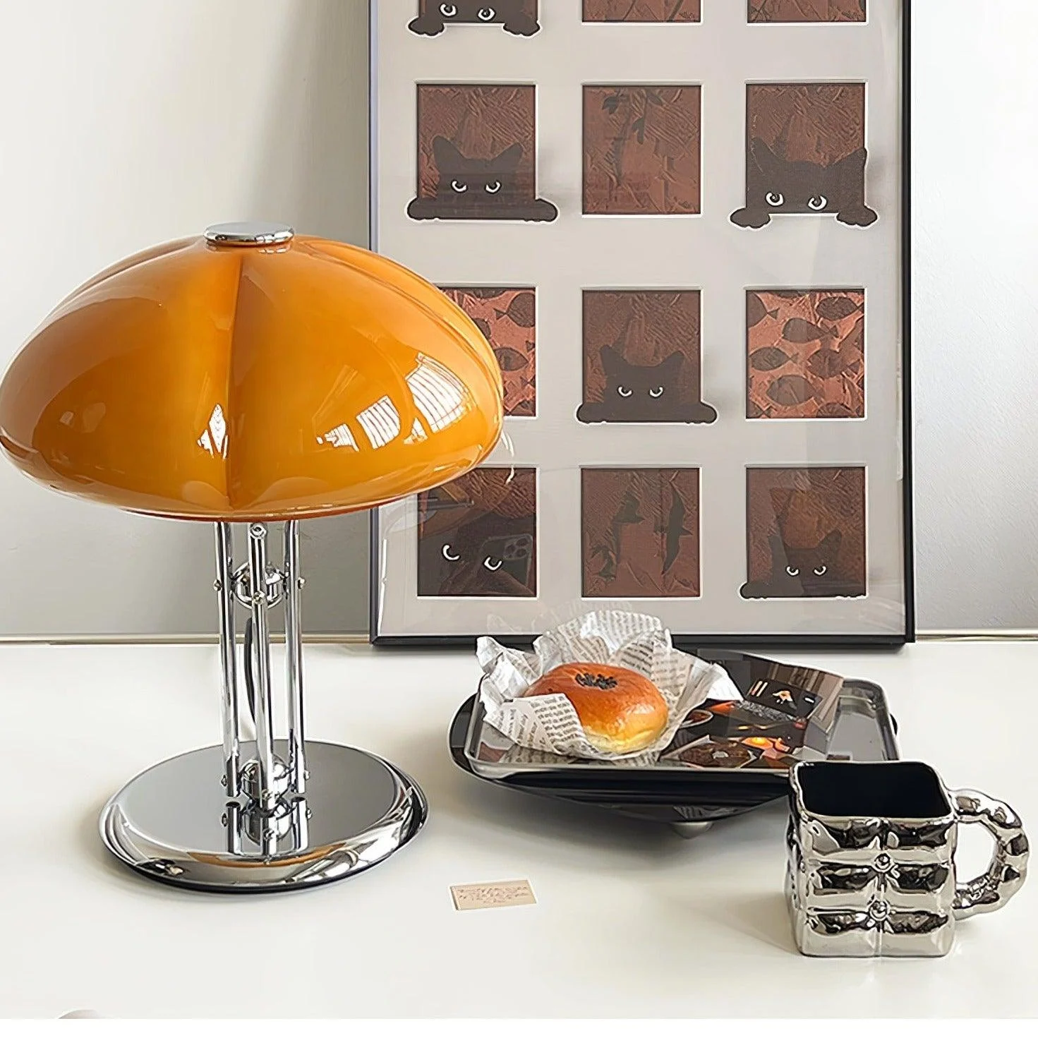 Mushroom Bauhaus Table Lamp 8