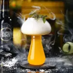 Mushroom_Design_Cocktail_Glass_with_Straw_-_-4348962 Mushroom Design Cocktail Glass with Straw