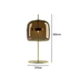 Mushroom Glass Table Lamp Designer Home Lighting