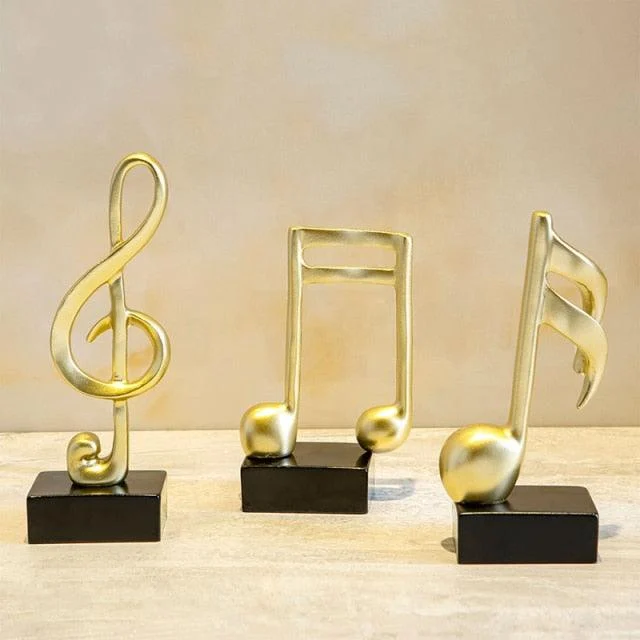 Musical Notes Decorative Figurine -