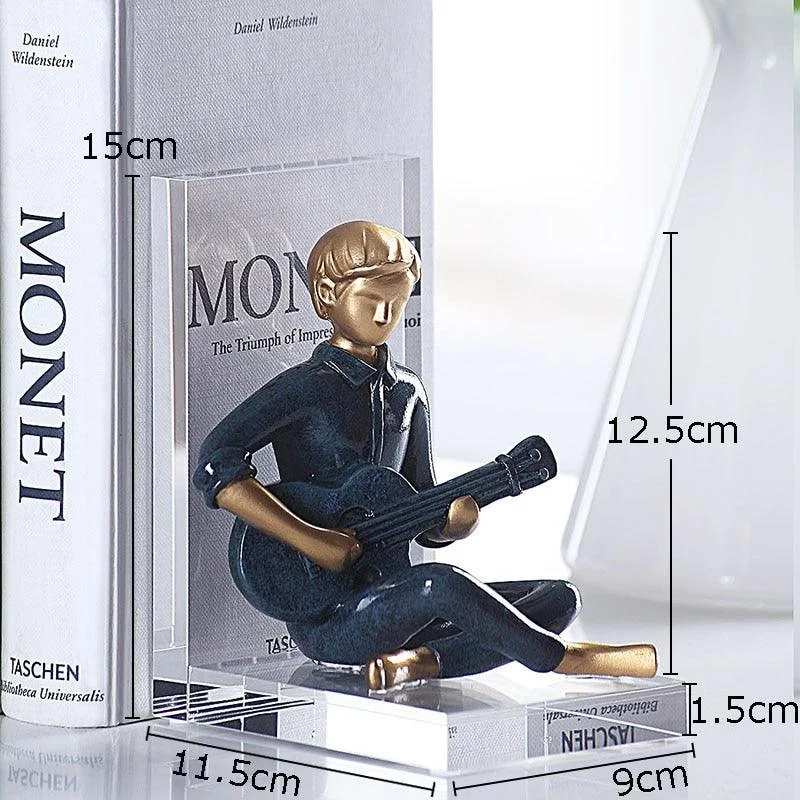 Musician Bookends -