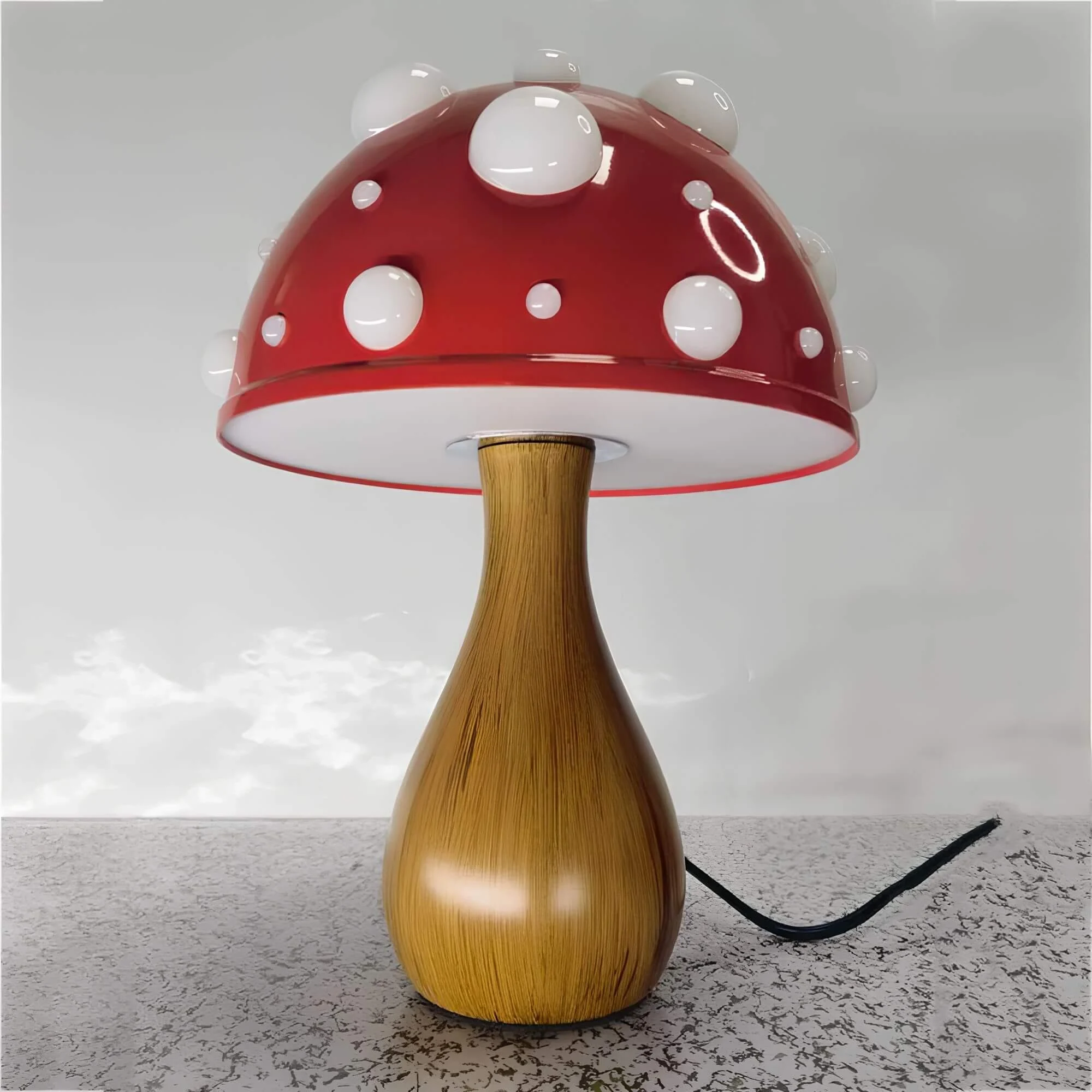 Mysticshroom Zauberhafteamanitapilzlampe5