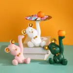 NEW Resin Bear Storage Tray Nordic Creative Figurines Ornaments living room decoration Porch Desk Keys Candy 298d14c7 041d 4dac aa95 5268a8c3c749