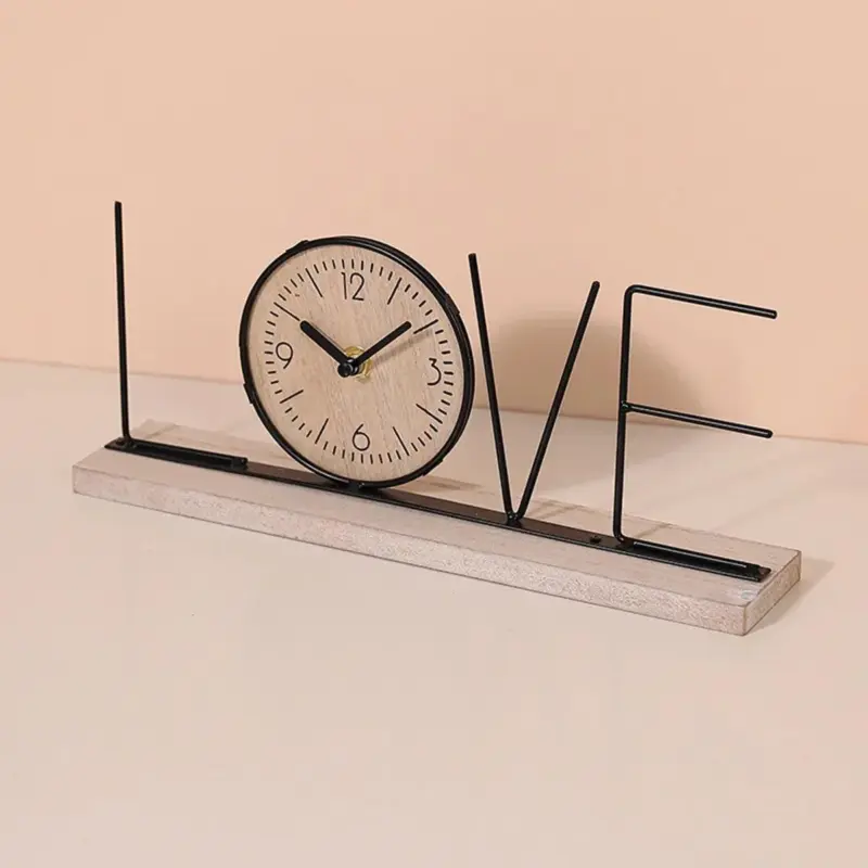 NEW creative clock ornaments Modern minimalist iron alphabet clock Home living room TV cabinet clock decoration.jpg 34fb6d63 4311 4b53 a1ad 812a6abfd6a3