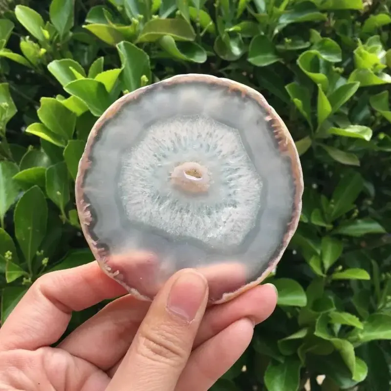 Natural Agate Stone Coasters Decorfaure