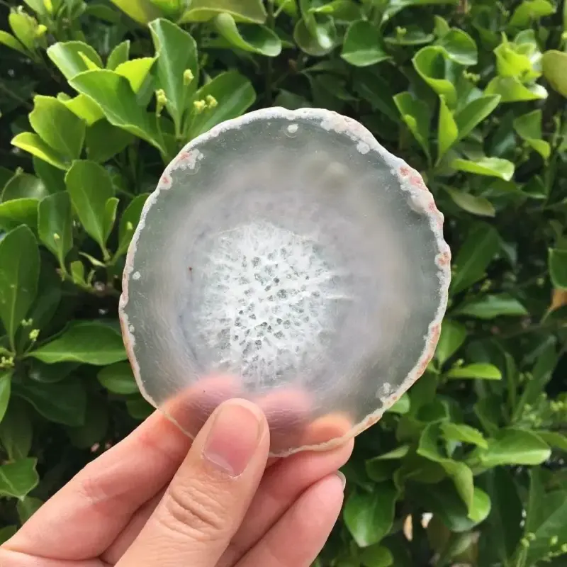 Natural Agate Stone Coasters Decorfaure