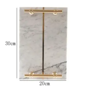 Natural Marble Decorative / Serving Tray