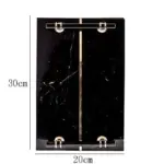 Natural Marble Decorative Serving Tray Decorfaure