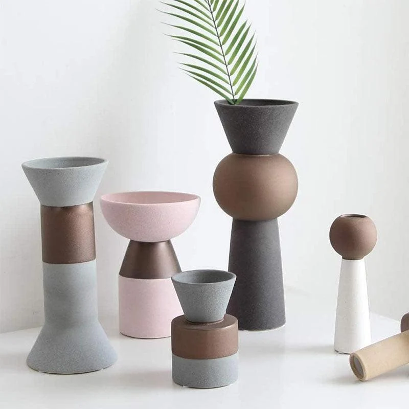 Naturalstonetexturevases 6