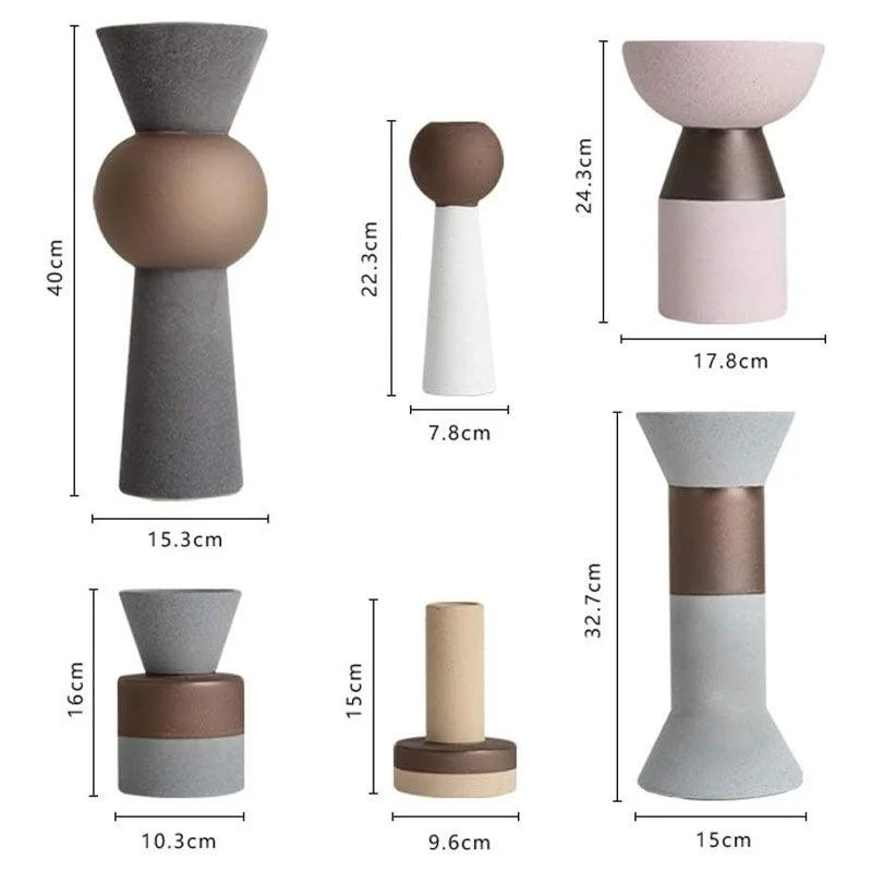 Naturalstonetexturevases 7