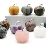 Natural Crystals Stone Pumpkin Statue