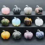 Natural Crystals Stone Pumpkin Statue