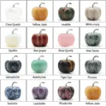 Natural Crystals Stone Pumpkin Statue