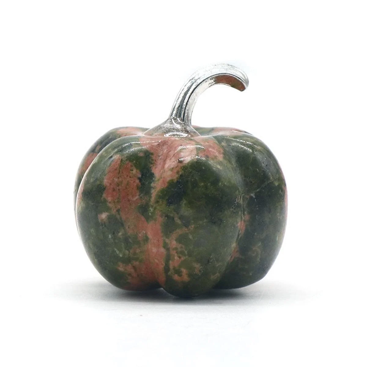 Natural Crystals Stone Pumpkin Statue -