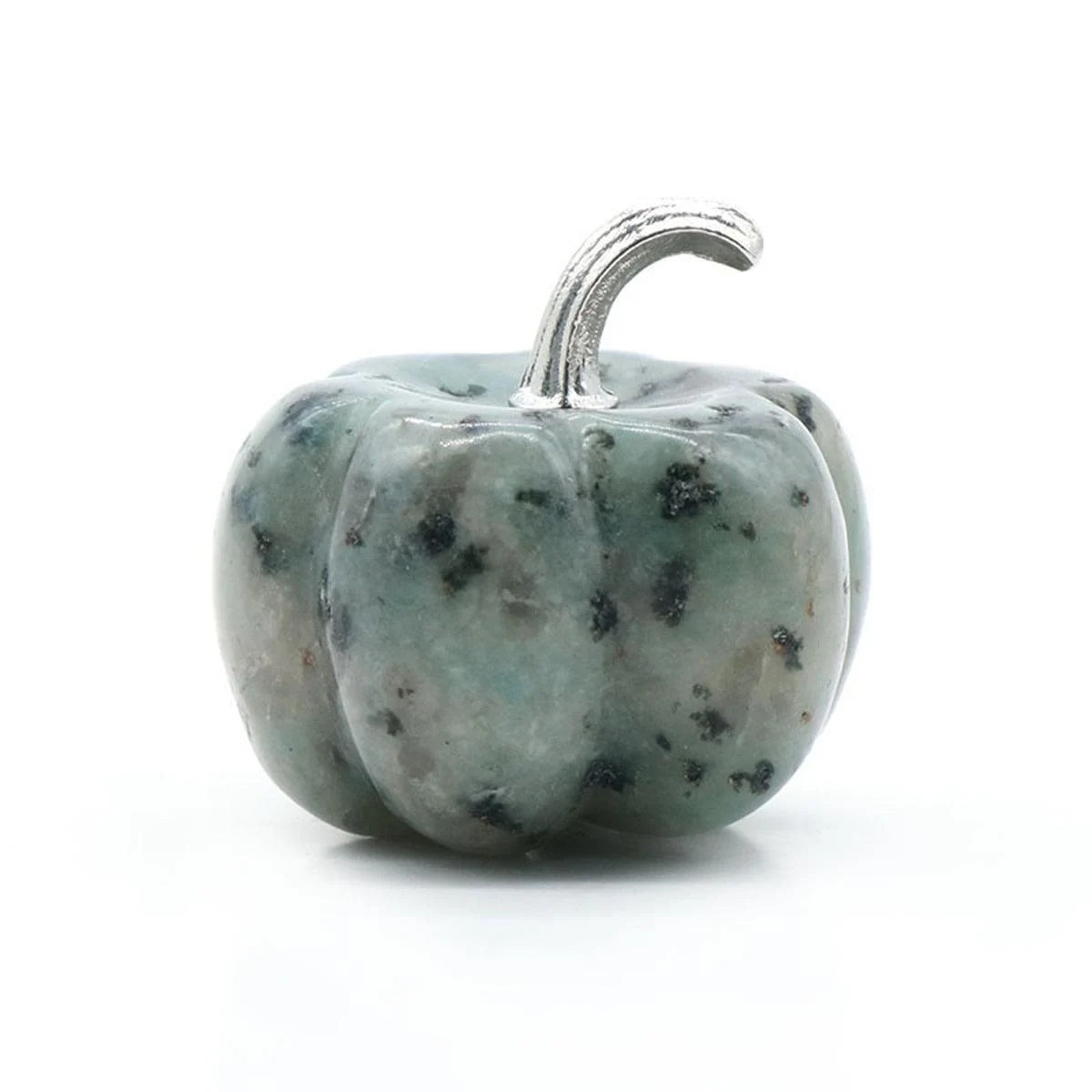 Natural Crystals Stone Pumpkin Statue -