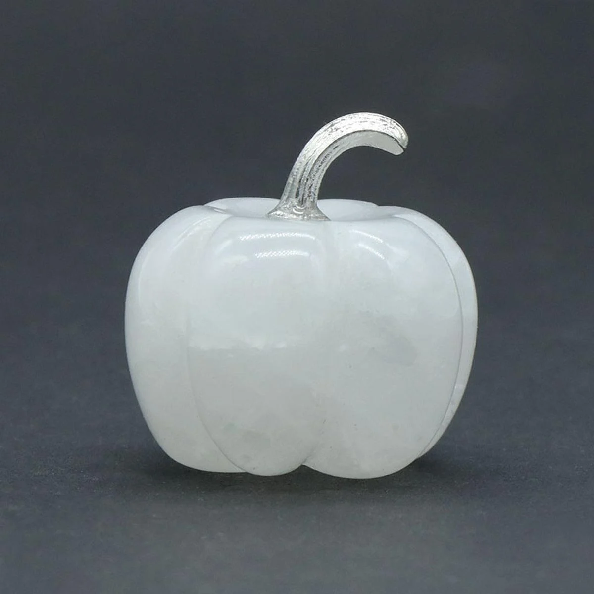 Natural Crystals Stone Pumpkin Statue -