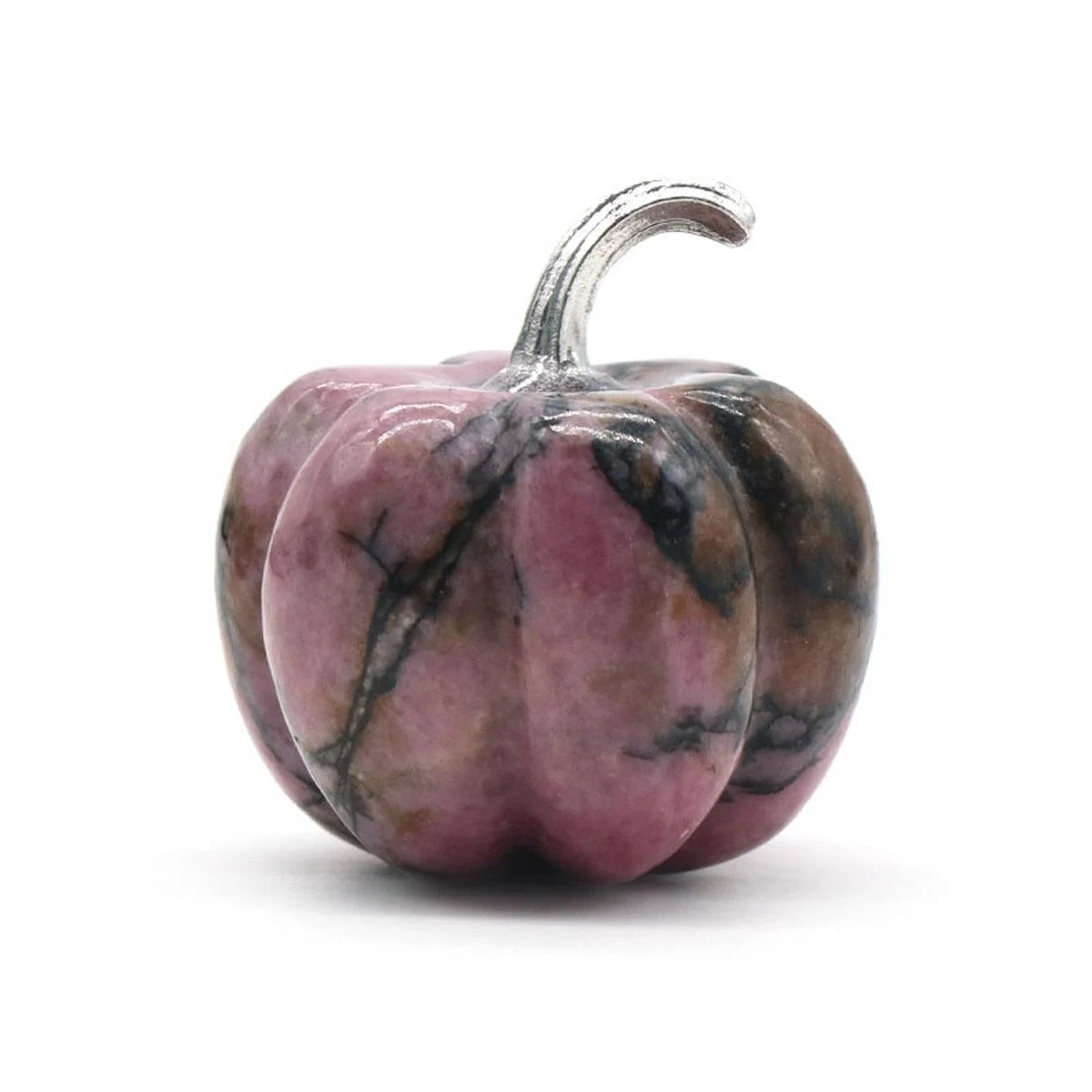 Natural Crystals Stone Pumpkin Statue -