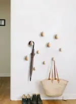 Natural Wood Rain Drop Hanger