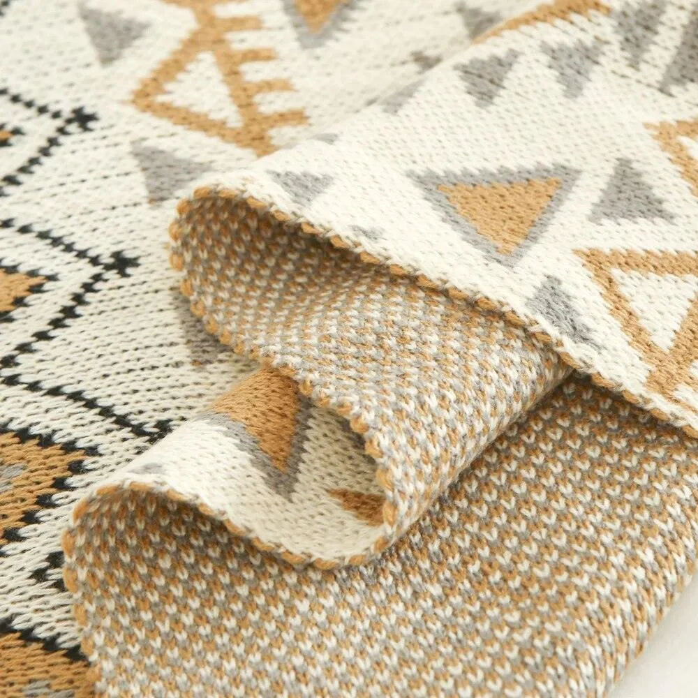 Navajo Style Retro Throw Blanket -