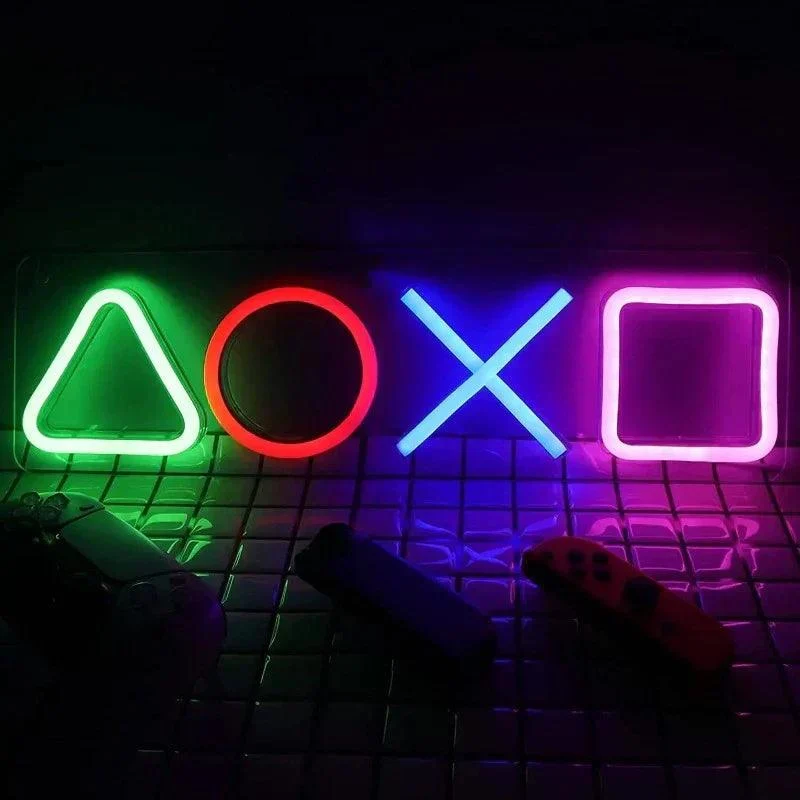 Neon Teken Custom Spel Icon Licht Voor Muur Opknoping Sfeer Playstation Lamp Led Kleurrijke Verlichting Kamer Bf568efb 2b2c 4c16 A9f1 E71cb2eed271