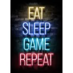 NeonEatSleepGameRepeat Homeko10