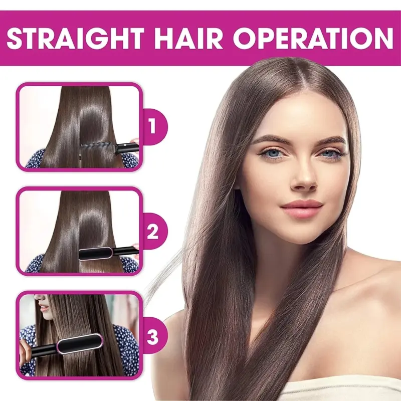 New Hair Straightener Hot Comb Anti scalding Ceramic Hair Curler Multi speed Electric Straightening Comb Curling 6ff64952 e8d6 450a b282 de5a4666e9bc