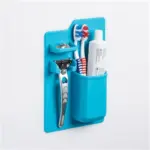 New Mighty Silicone Toothbrush Toothpaste Holder Storage Bathroom Accessories Set Organizer Mirror Shower Creative e40ac8a5 3e81 4d66 8fc3 bc07b16545a3