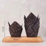 Newspaper Style Baking Cupcake Liner