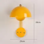 NightBud wall lamp with mushroom