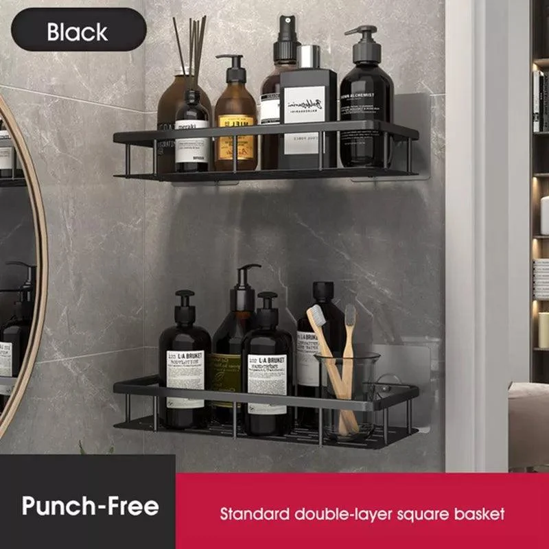 No-Drill Bathroom Corner Shelf: Stylish and Practical Shower Storage Solution -