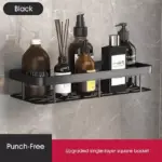 No Drill Bathroom Corner Shelf Stylish and Practical Shower Storage Solution